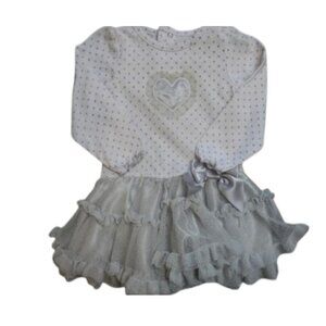 Fancy Dress with Heart Applique